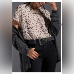 CABI Meow cream-black classic sophisticated  polyester easy care style# 4343 MED